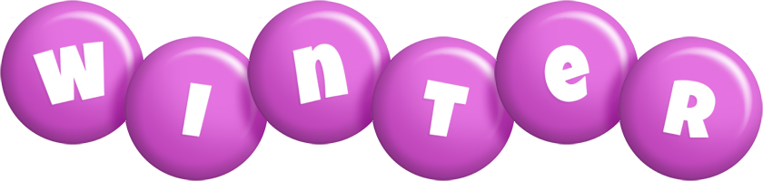 Winter candy-purple logo