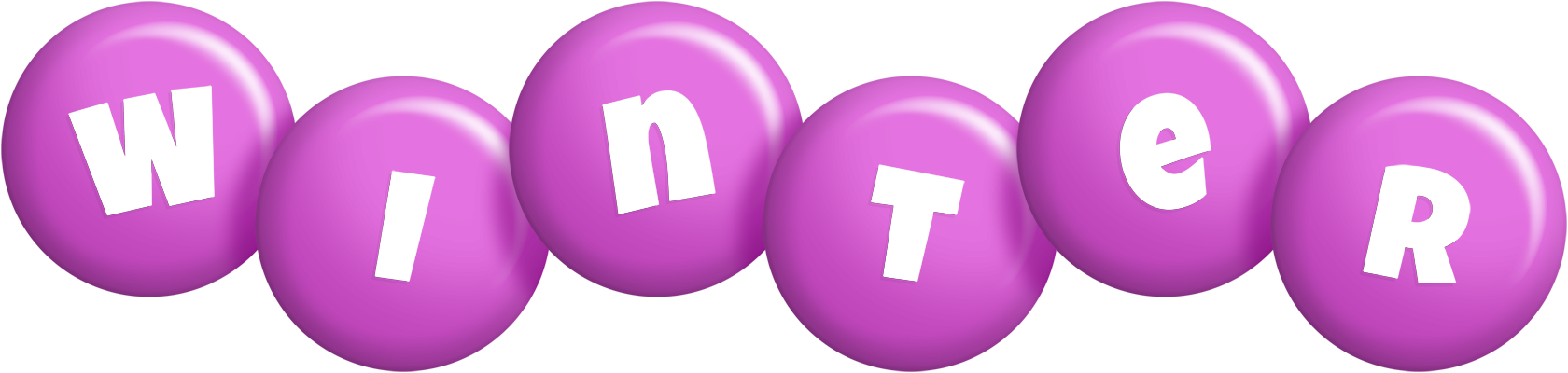 Winter candy-purple logo