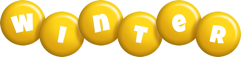 Winter candy-yellow logo