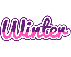 Winter cheerful logo