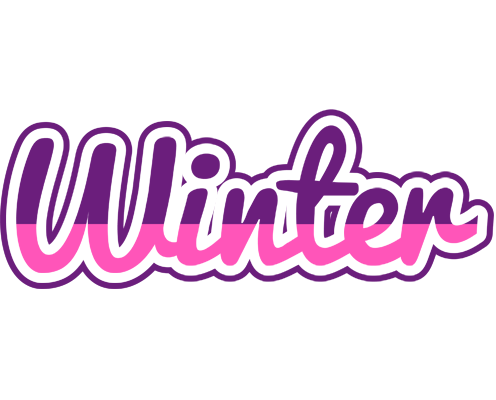 Winter cheerful logo