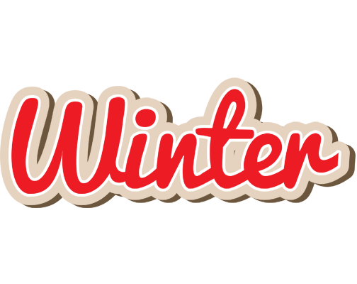 Winter chocolate logo