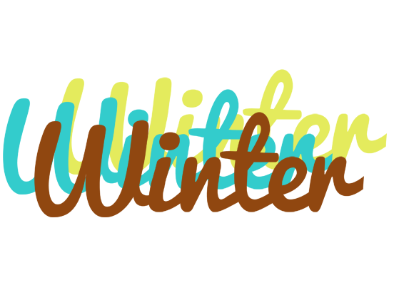 Winter cupcake logo