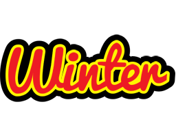 Winter fireman logo