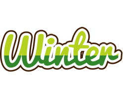 Winter golfing logo