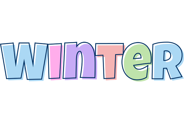 Winter pastel logo