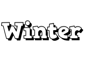 Winter snowing logo
