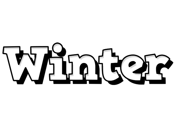 Winter snowing logo