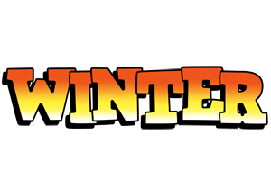 Winter sunset logo