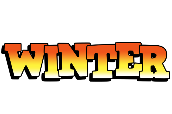 Winter sunset logo