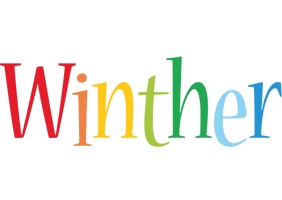 Winther birthday logo