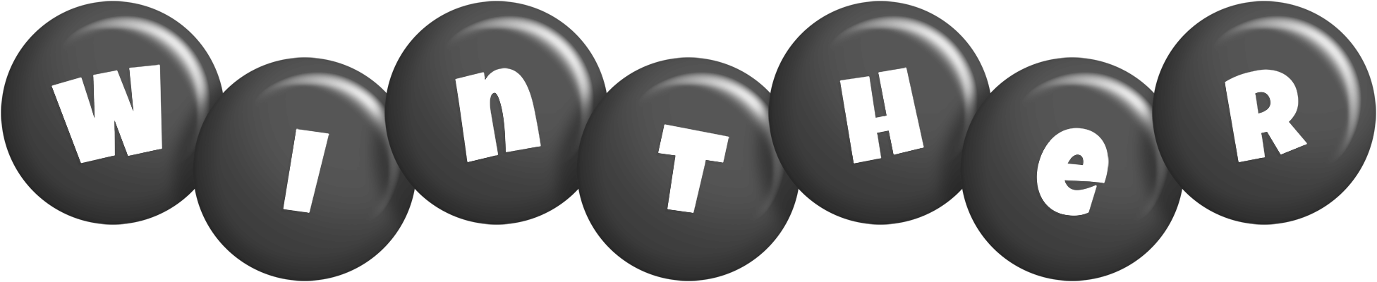 Winther candy-black logo