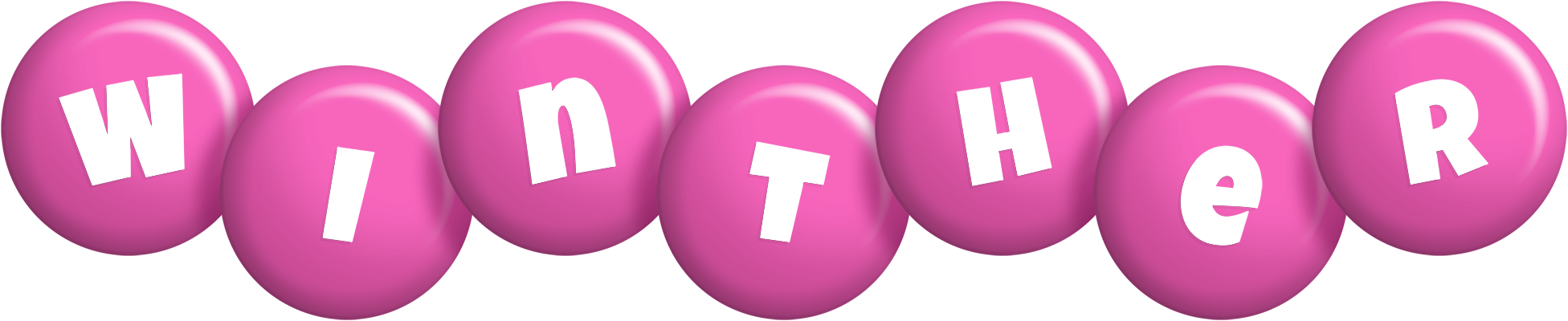 Winther candy-pink logo