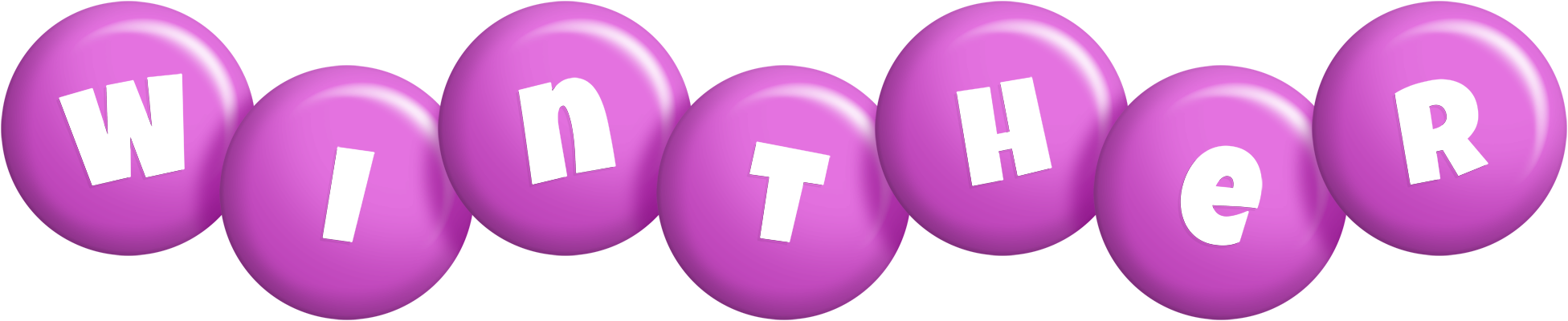 Winther candy-purple logo