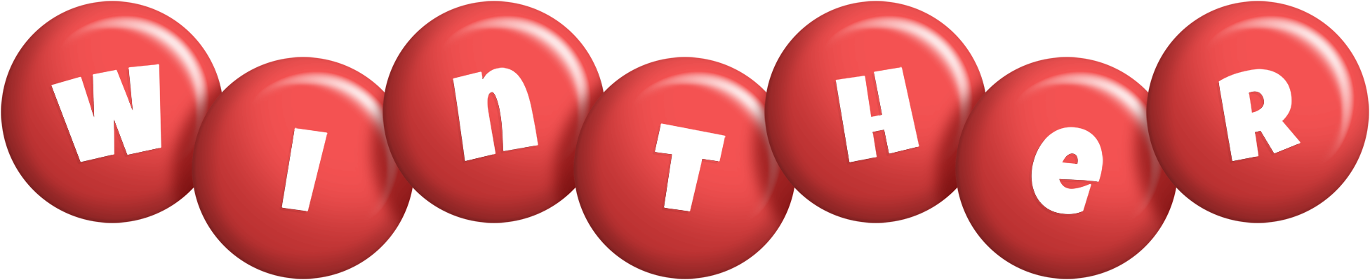 Winther candy-red logo