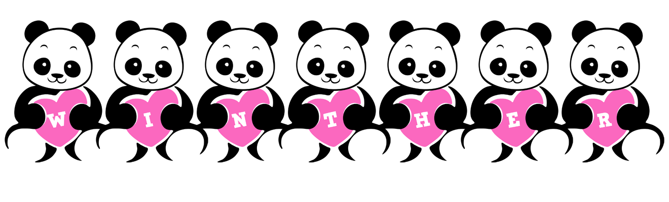Winther love-panda logo
