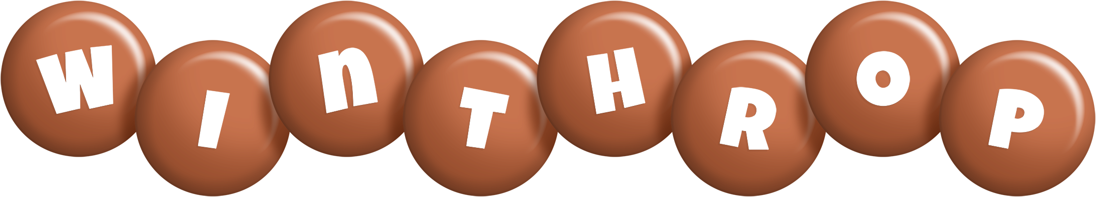 Winthrop candy-brown logo