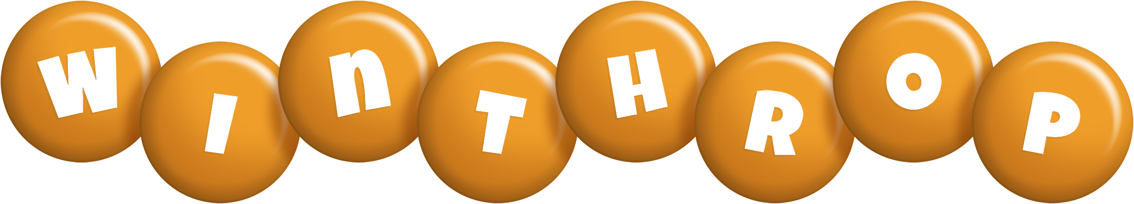 Winthrop candy-orange logo