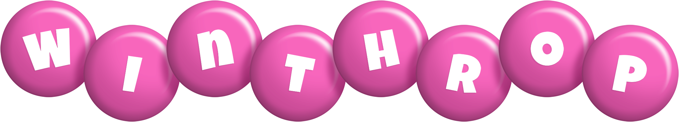 Winthrop candy-pink logo