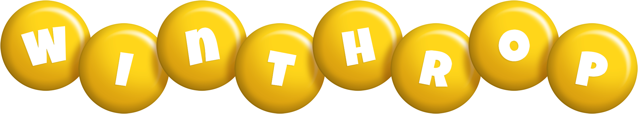 Winthrop candy-yellow logo