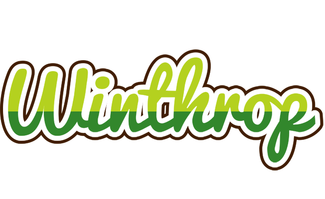 Winthrop golfing logo