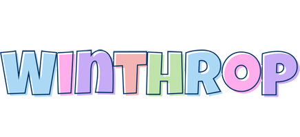 Winthrop pastel logo