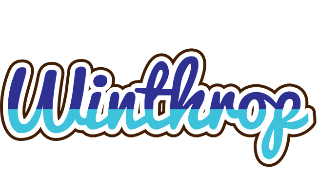 Winthrop raining logo