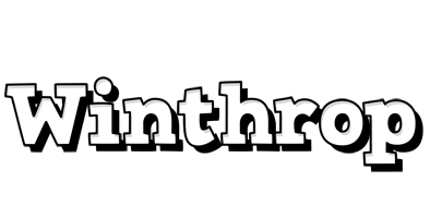 Winthrop snowing logo