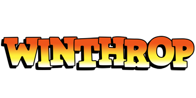 Winthrop sunset logo