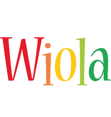 Wiola birthday logo