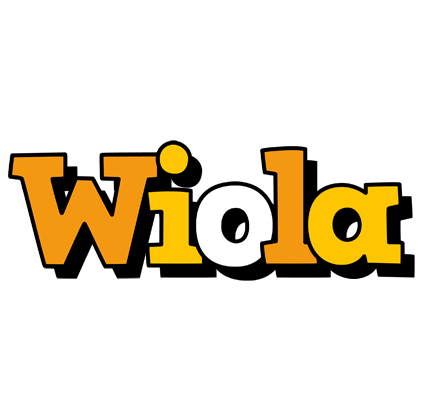 Wiola cartoon logo