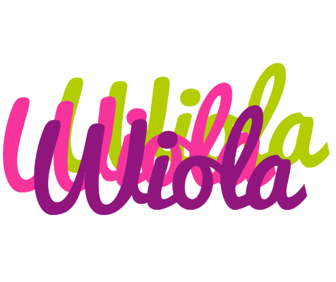 Wiola flowers logo
