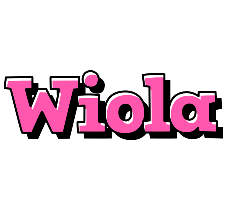 Wiola girlish logo