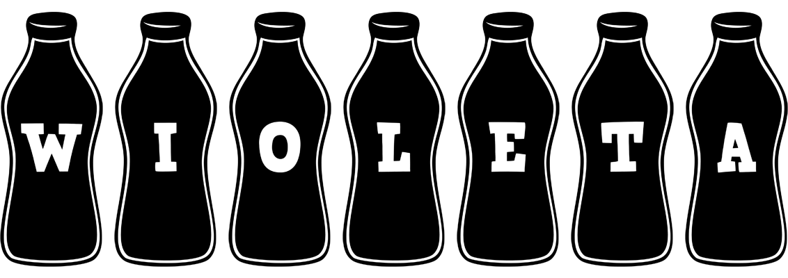Wioleta bottle logo