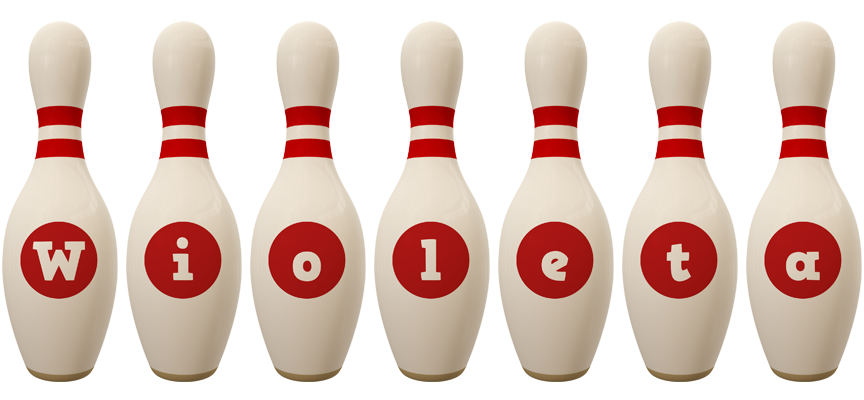 Wioleta bowling-pin logo