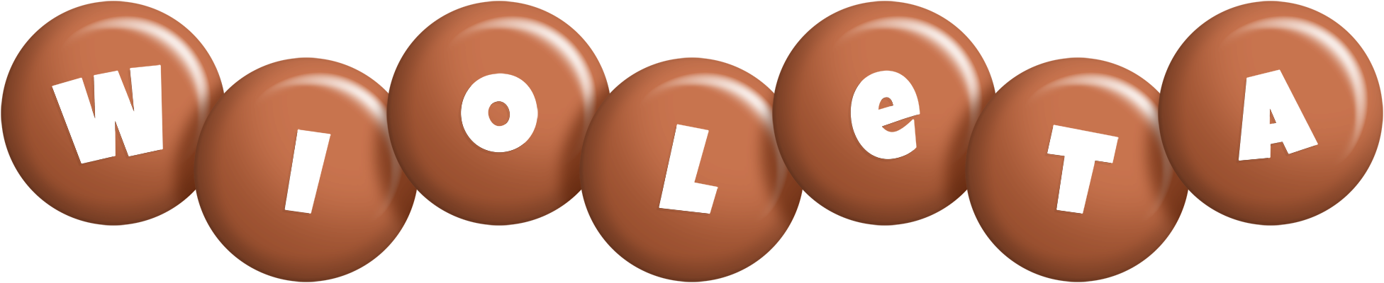 Wioleta candy-brown logo