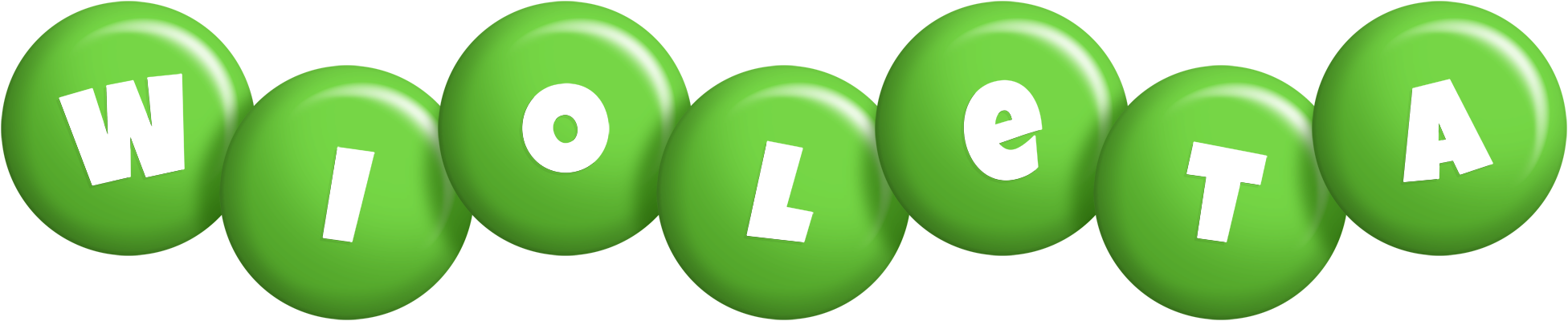 Wioleta candy-green logo
