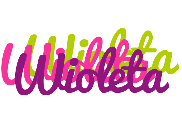 Wioleta flowers logo