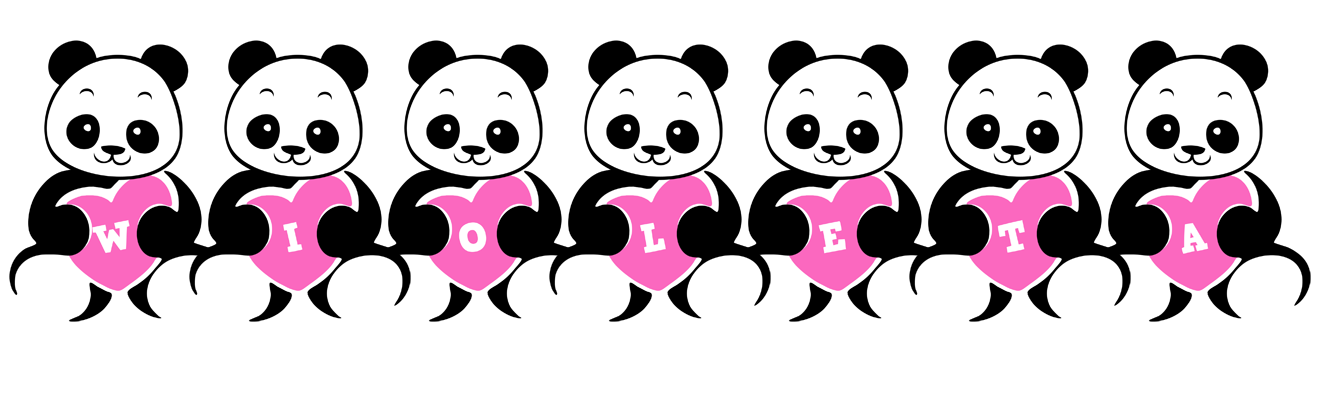 Wioleta love-panda logo