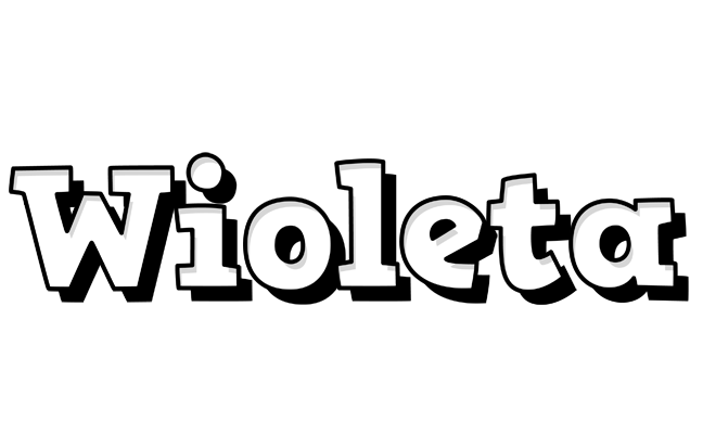 Wioleta snowing logo
