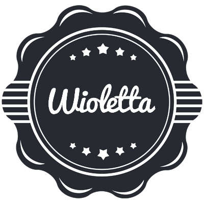 Wioletta badge logo