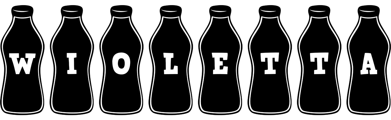 Wioletta bottle logo