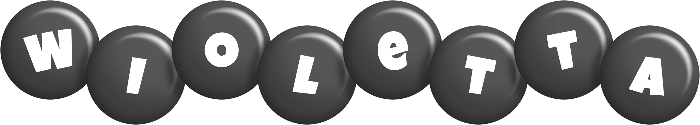 Wioletta candy-black logo