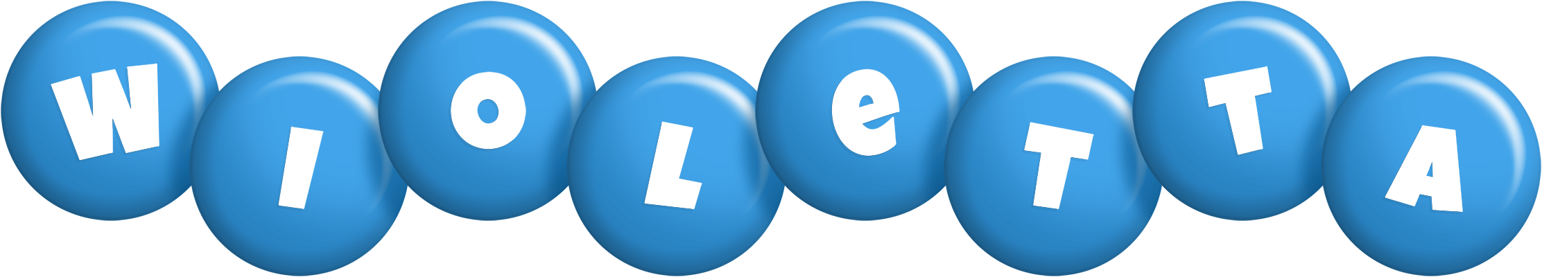 Wioletta candy-blue logo