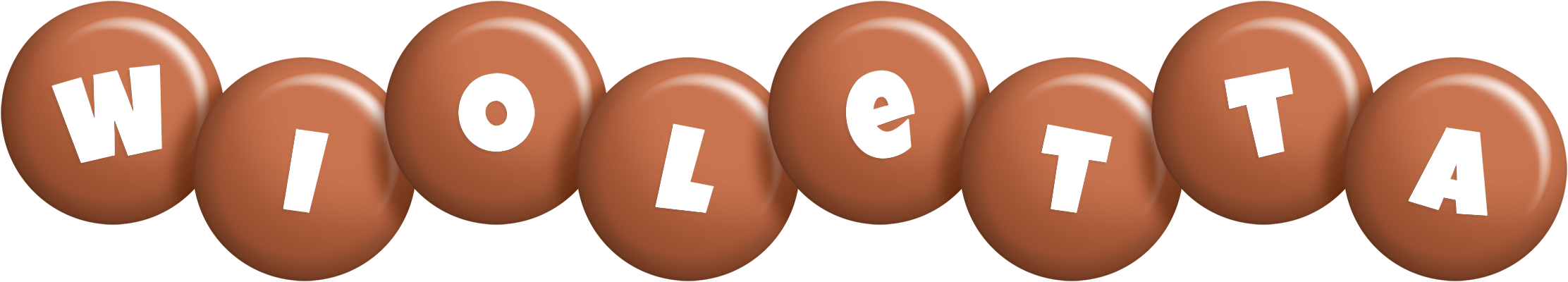 Wioletta candy-brown logo