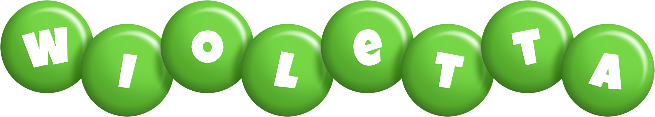 Wioletta candy-green logo
