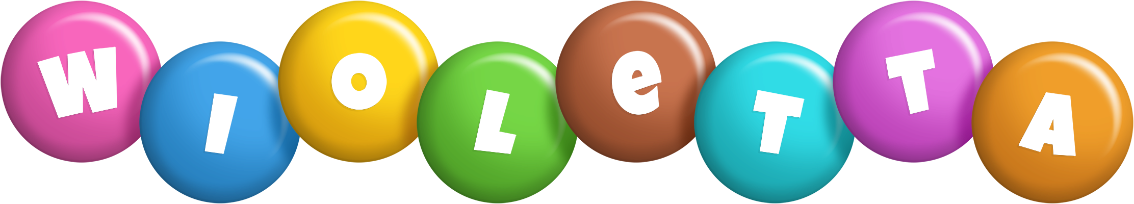 Wioletta candy logo