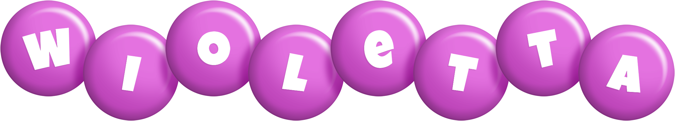 Wioletta candy-purple logo