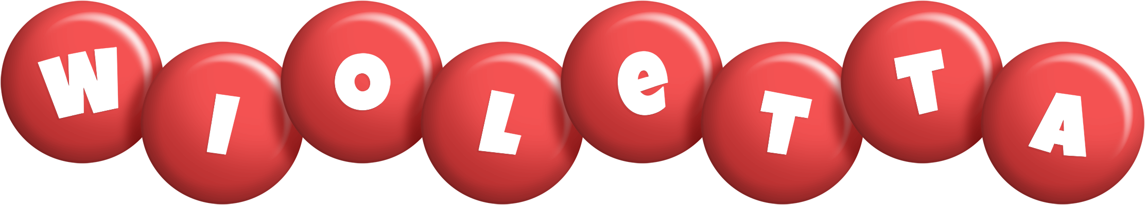 Wioletta candy-red logo