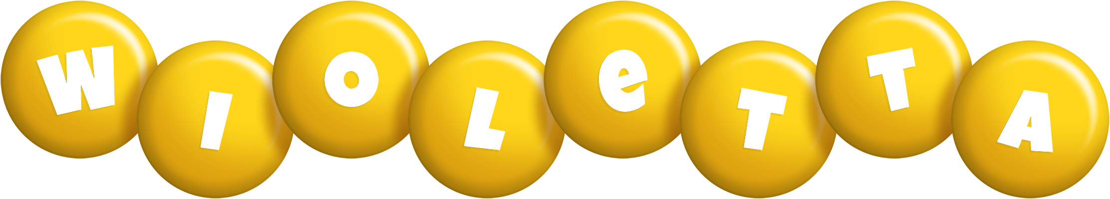 Wioletta candy-yellow logo